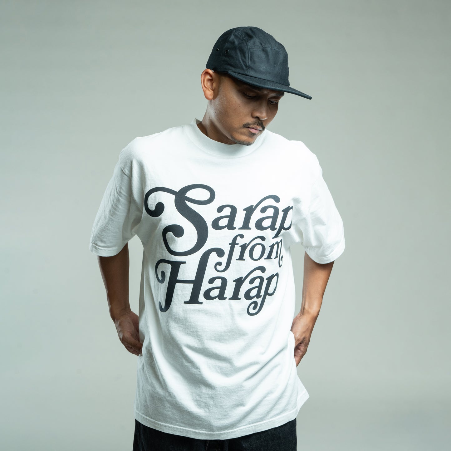 Harap Likod S/S Tee - White